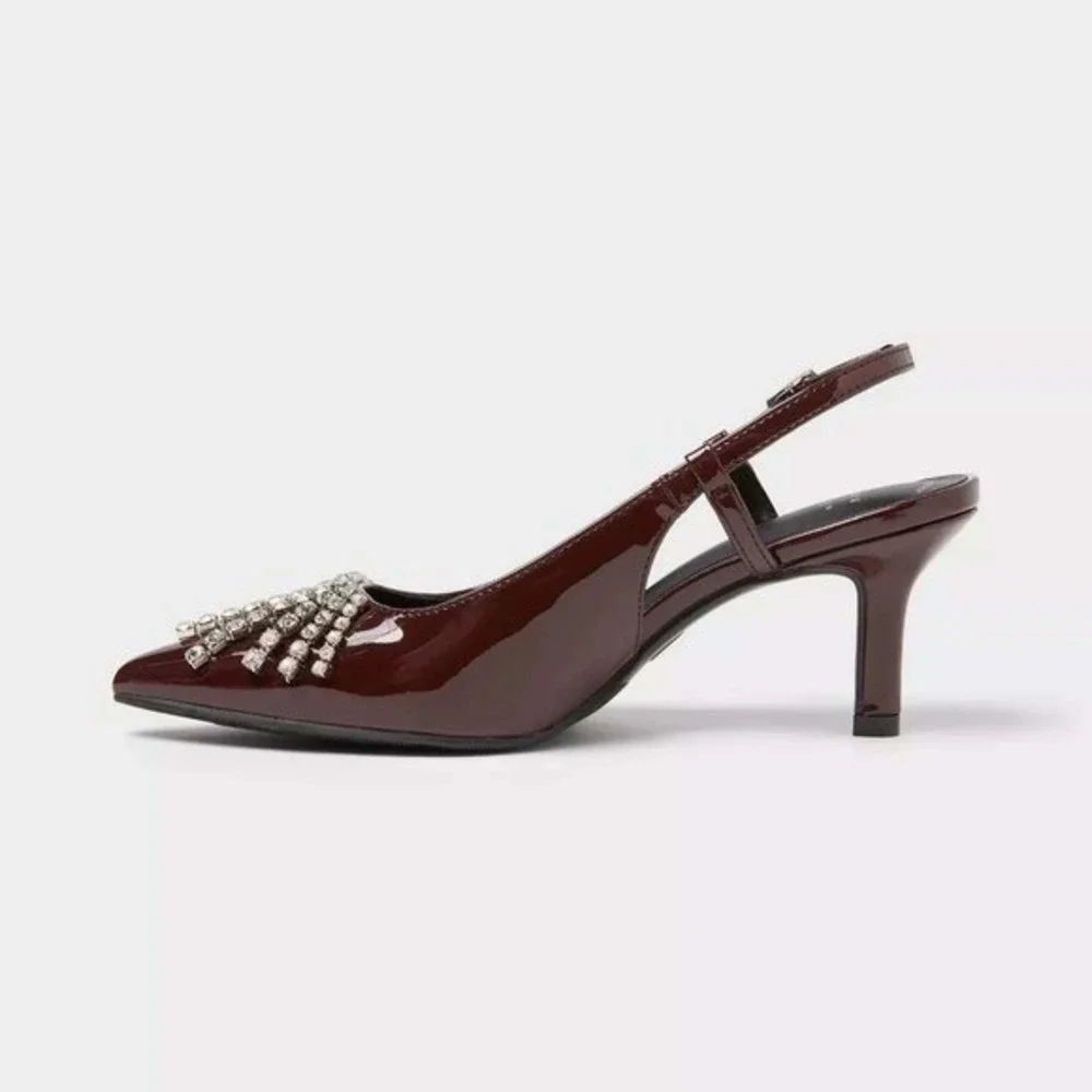 Women's Serafina Heels by A New Day Dark Brown Size 8.5 New With Tags